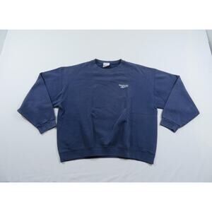 Reebok Faded Blue Sweatshirt Sz XL 1990s